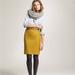 J. Crew Skirts | J Crew Golden Yellow Wool Pencil Skirt | Color: Gold/Yellow | Size: 10