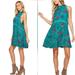 Free People Dresses | Intimately Free People She Moves Printed Mini Slip Dress Green Size Medium | Color: Blue/Green | Size: M