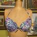 Victoria's Secret Swim | Floral Bikini Top | Color: Blue/Pink | Size: 32c