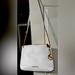 Michael Kors Bags | Michael Kors Lillie Optic White Large Messenger (Leather) | Color: White | Size: Os