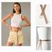 Anthropologie Accessories | Anthropologie Leather Skinny Double Wrap Belt Taupe | Color: Cream | Size: Os