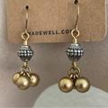 Madewell Jewelry | Madewell Dropseed Mixed Metal Earrings Nwt | Color: Gold/Silver | Size: Os