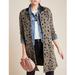 Anthropologie Jackets & Coats | Anthropologie Aldomartins Leopard Printed Isabella Knit Sweater Coat | Color: Black/Gray | Size: 6