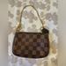 Louis Vuitton Bags | Louis Vuitton Mini Pochette Checkered Monogram Bag | Color: Brown | Size: Os