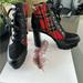 Jessica Simpson Shoes | Beautiful Chic Jessica Simpson Boots | Color: Black/Red | Size: 10