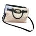 Michael Kors Bags | Michael Kors White & Black Quilted Hamilton Tote Soft Leather Shoulder Bag | Color: Black/White | Size: Os