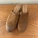 Madewell Shoes | Madewell Leather Wooden Platform Slip Ons Size 7 | Color: Brown | Size: 7