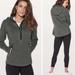 Lululemon Athletica Tops | Lululemon Athletica Fleece And Thank You Half Zip Pullover Size 4 Gray | Color: Black/Gray | Size: 4