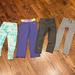 Nike Bottoms | Girls 6x Athletic Pants Bundle: Umbro, Under Armour, Nike, Justice | Color: Gray/Purple | Size: 6xg