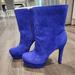 Jessica Simpson Shoes | Jessica Simpson Bright Blue Shaft Boots. Brand New Never Worn (Sz. 9) | Color: Blue | Size: 9