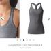 Lululemon Athletica Tops | Lululemon Cool Racerback Ii Heathered Slate Gray 2016 Style: W1aaus Luon Light 8 | Color: Gray/Silver | Size: 8