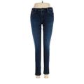 Adriano Goldschmied Jeggings - Mid/Reg Rise: Blue Bottoms - Women's Size 27