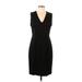 Banana Republic Casual Dress - Sheath: Black Solid Dresses - Women's Size 10