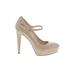 Nine West Heels: Pumps Stilleto Minimalist Ivory Print Shoes - Women's Size 9 - Round Toe