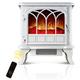 2000W Portable Electric Fireplace Adjustable Heating Electric Stove With 3D Wood Stove Flame Effect Indoor Use elegant