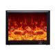 Electric Fireplace Wall-Mounted Electric Fireplace Stove Heating Electric Stove Fire Wood Stove Electric Stove Electric Stove With Realistic Flame Effect Protection Against Overheating Indoor Use