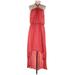 White House Black Market Cocktail Dress - High/Low: Red Dresses - New - Women's Size 6
