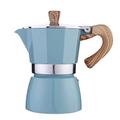 Moka Pot Espresso Maker Stove Top Coffee Maker caffettiera Express Aluminium Stovetop Coffee Maker Blue 300ml