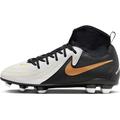 Nike Boy's Jr Phantom Luna Ii Club Fg/Mg Football Boots, White Black MTLC Gold Coin, 2 UK