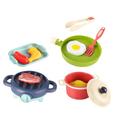 UPKOCH 2 Sets Play House Kitchen Utensils Kitchen Toys for Cooking Pretend Play Toy Kitchen Themed Toy Kids Kitchen Plaything Toys for Girls Simulated Kitchen Toy Electric Abs Toy Set