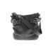 Coach Leather Shoulder Bag: Pebbled Black Print Bags