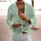 2025 Camicie da uomo in cotone e lino Top Simple Laple Solid Camicie da uomo Top Comode camicie
