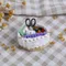 Regalo di accessori per casa delle bambole in miniatura per maglieria di lana per casa delle bambole