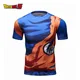 T-shirt Dragon Ball Zones Me pour hommes Compression Vegeta Son Goku Rashguard Fitness Gym