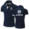 Polo AIRBUS AVIATION Flight risvolto magliette Airbusfan A320 uomo Polo Tee primavera estate maglia