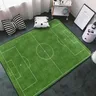 Tappeto sportivo da calcio campo da calcio tappeto da soggiorno fantasia tappeto da campo verde