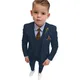 3 Piece Suits for Boys Elegant Trousers Jackets Single Breasted Slim Fit Child Suit Festival Party