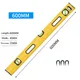 F50 600MM High Precision Aluminum Alloy Spirit Level Ruler with Magnetic Construction Bubbles Level