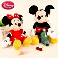 Original Disney Mickey Mouse and Minnie Mouse Plush Toys for Child Kids Birthday Gift Animal Stuffed