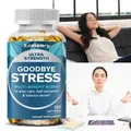 Goodbye Stress Capsules - Contains GABA L-Theanine To Relieve Mood and Stress Gluten-free