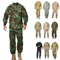 Tactical Camouflage Uniform Airsoft Cs Game Combat Uniforms Men Outdoor Sport Hunting Clothing Set
