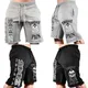 Mens cotton shorts Calf-Length gyms Fitness Bodybuilding Casual Joggers workout Brand sporting short