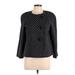 AK Anne Klein Wool Blazer Jacket: Black Grid Jackets & Outerwear - Women's Size 12