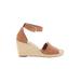 Vince Camuto Wedges: Tan Solid Shoes - Women's Size 10 - Open Toe