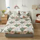 New Product1pc 100%Polyester Printed Fitted Sheet Mattress set Cover Four Corners With Elastic Band