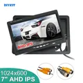 DIYKIT 7inch AHD IPS LCD Car HD Monitor Rear View Car Monitor Max Support 1080P AHD Camera AV 4PIN