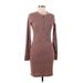 Doublju Casual Dress: Brown Dresses - Women's Size Medium