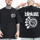 Blink 182 World Tour 2024 T-Shirt Men Women Short Sleeve T-Shirts Cozy Soft Tee Shirt Streetwear