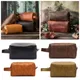 Pu Leather Vintage Cosmetic Bag Toiletry Storage Bag Travel Organizer Bag For Men Women Casual