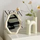 Irregular Standing Mirror Desktop Makeup Mirror Decorative Vanity Mirror Room Decor Aesthetic