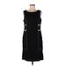 Adrienne Vittadini Casual Dress - Sheath: Black Dresses - Women's Size 12