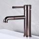 robinet de lavabo de salle de bain - extractible bronze huilé / laiton antique centerset mitigeur monotroubath taps
