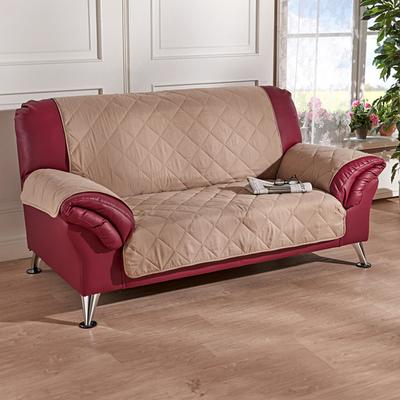 Sofaüberwurf 3-Sitzer beige Image