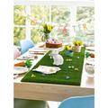 Mix & Match - Tovaglia di erba artificiale, Verde, 1.5 m x 40 cm - Talking Tables