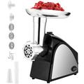 Coocheer - Tritacarne elettrico, macchina per salsicce e tritacarne da 2000 w con 3 piastre di