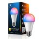 Smart Light Bulb WiFi Bluetooth Connect RGBCW Color Changing Dimmable LED Bulbs A19 E26 9W (80W Equivalent) Works with Alexa Google Home Siri Shortcut No Hub Required